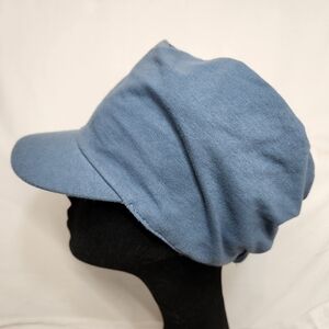 Cardani Womens Blue Wrap Cap Hat OS stretchy Headcovers